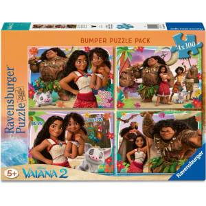 Ravensburger - Puzzle 4x100 Vaiana 2 - 100 piese