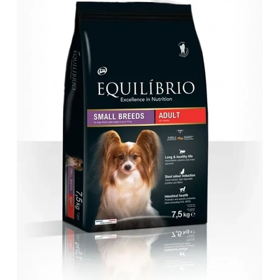 Equilibrio Adult Dog Small Breeds - Пълноценна храна за израснали кучета от дребни и мини породи 7.5 кг