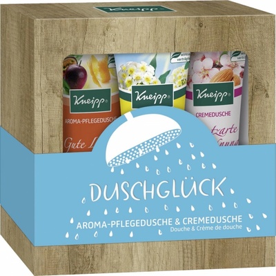 Kneipp Radost ze života sprchový gél 75 ml + Mandlové květy sprchový gél 75 ml + Dobrá nálada sprchový gél 75 ml darčeková sada