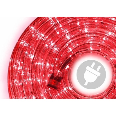 Nexos 824 LED svetelný kábel 10 m červená 240 diód