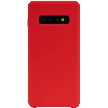 JT BERLIN Steglitz Silicone Case - силиконов калъф за Samsung Galaxy S10 Plus (червен)