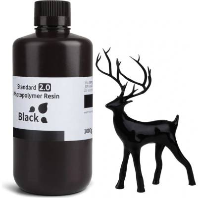 ELEGOO Standard 2.0 Resin Black 1 kg
