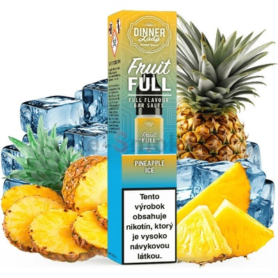 Dinner Lady Bar Salt Pineapple Ice 10 ml 10 mg