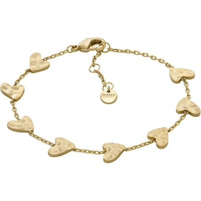 Skagen Pozlátený srdiečkový náramok Anja Hearts SKJ5010710