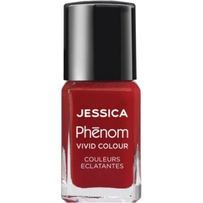 Jessica Cosmetics Phēnom Бързосъхнещ лак за нокти PHEN-021 червен Jessica Red 14 мл