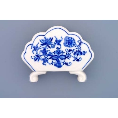 Cibulák stojánek na ubrousky 13 cm originální cibulákový porcelán Dubí, cibulový vzor,