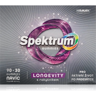 Spektrum Gummies 50+ žuvacie tablety s multivitamínovým komplexom 120 ks