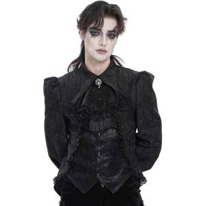 Devil fashion вратовръзка пластрон DEVIL FASHION - Royal Palace - черна - AS28801