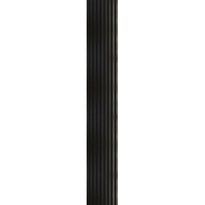 Akustický panel Wallnite Universal line černý filc Černá 2600×400×21