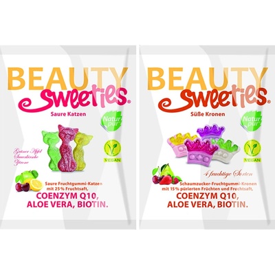 BeautySweeties Ovocné želé korunky 125 g