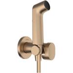 Hansgrohe - Стенен вентил с ръчен душ за биде, матов бронз 29230140 (29230140)