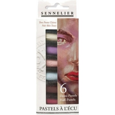 Sennelier Sada suchých pastelů Light Body Shades 6 ks