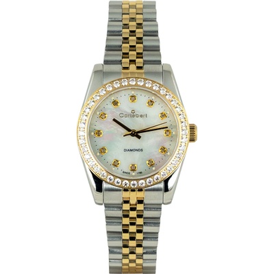 Cortebert Дамски часовник Cortebert Diamond - 8128-WGSGS (8128-WGSGS)