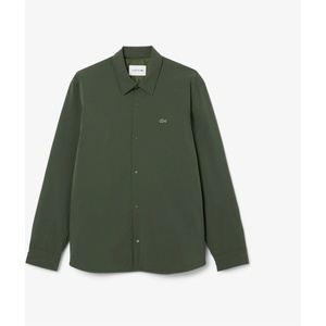 Lacoste Quilted Water-Repellent Overshirt - Green