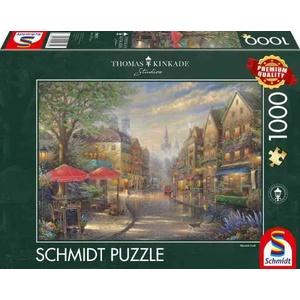 Schmidt Spiele Пъзел Schmidt от 1000 части - Кафе в Монако (59675)