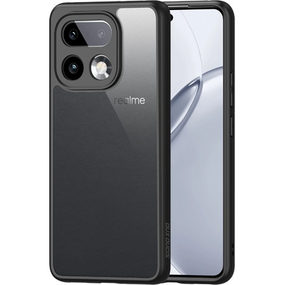 realme Прозрачен Калъф DUX DUCIS Aimo Series за Realme 16 Pro+ 5G - PC + TPU, 0.8mm Защита, SGS тестван, REACH сертифициран, Вкл. Протектор - Черен (рамка)