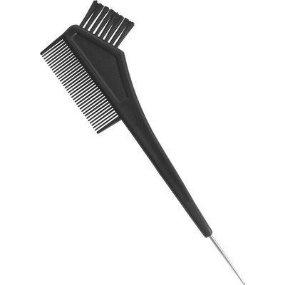 Duko pomôcky kadernícký štětec na farvení vlasov s hrebínkom a kovovým háčikom 21 cm