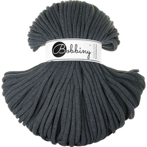 Bobbiny Jumbo Soft 8 mm 100 m Charcoal юта (BF-E004)