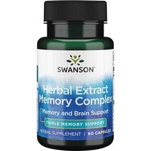 Swanson Herbal Extract Memory Complex 60 kapsúl