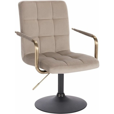 LuxuryForm DESIGN Otočná stolička VERONA GOLD Velur