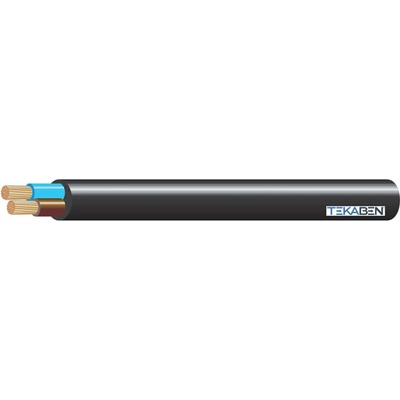 Tekaben H03VV-F 2x 0,75 mm² černý 10 m