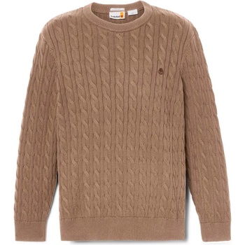 Timberland Мъжки пуловер Timberland Williams River Cable Crewneck Sweater Jumper - Chocolate Chip - размер XXL (017-4093-0215)