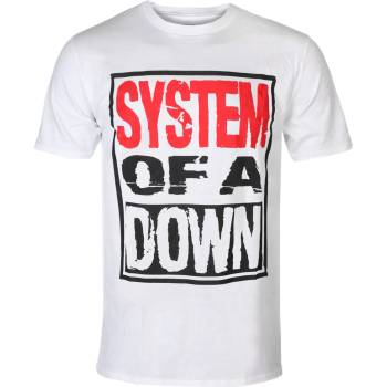 ROCK OFF мъжка тениска System Of A Down - Triple Stack - WHT - ROCK OFF - SOADTS12MW