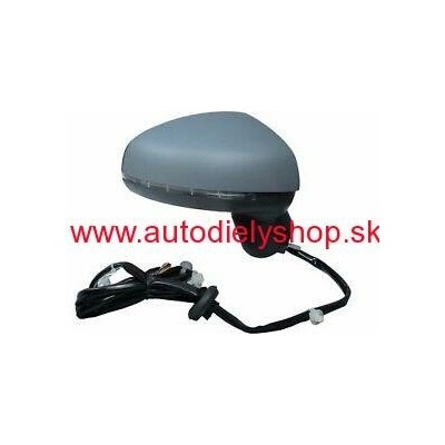 Audi A1 5/2010- spätné zrkadlo, Pravé / sklopné