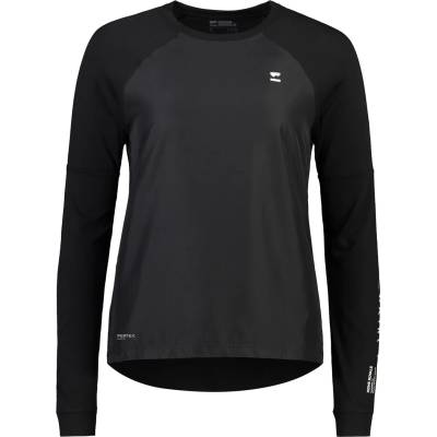 Mons Royale Дамска фланелка с дълъг ръкав за колоездене Mons Royale Women's Tarn Merino Bike Wind Jersey Cycling jersey - Black (156-2459-0112)