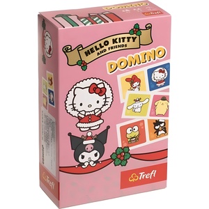 Trefl Настолна игра Domino Mini: Hello Kitty and Friends - Детска (03049)