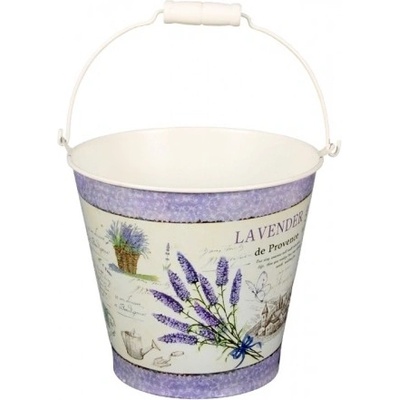 Nohel garden Kbelík LAVENDER DE PROVENCE plechový d15x15 cm