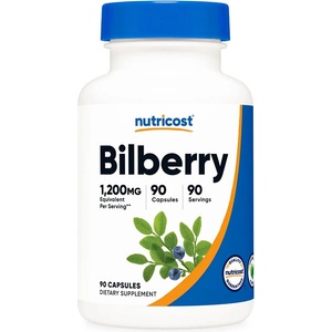 Nutricost Зрение - Черна боровинка, 300 mg x 90 капсули (00881 (223101) NC)