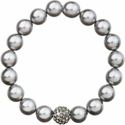 Náramek se Swarowski Elements 33074.3 light grey