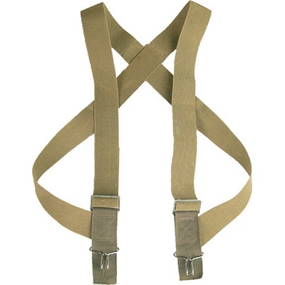 Traky Mil-tec US s háčikmi khaki