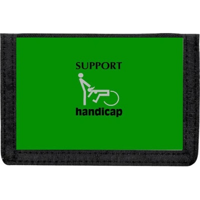 Peněženka na suchý zip Support handicap