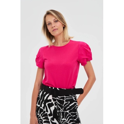 Moodo Розов топ с набрани ръкави Moodo | Rozov | ЖЕНИ | XS