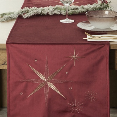 EUROFIRANY VIANOČNÝ BEHÚŇ STAR 40X140 CM