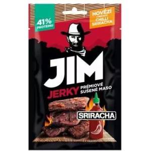 JIM JERKY Джим джърки говеждо чили шрирача 23 г