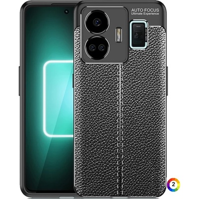 realme GT Neo 5 Удароустойчив Litchi Skin Калъф и Протектор