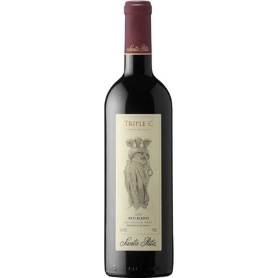 Santa Rita Triple C suché červené 2019 14% 0,75 l (čistá fľaša)