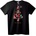 NOONEBRAND Тениска Коледно Фламинго Дърво - 4XL, Black