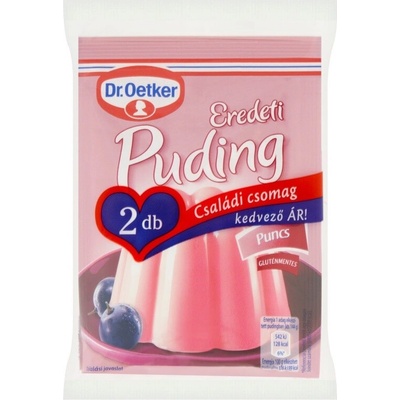 Dr.Oetker Bezlepkový puding s punčovou príchuťou 2 x 40 g