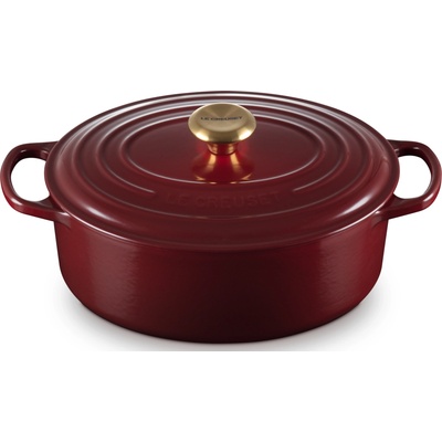 Le Creuset Тава за печене Signature овална 29 см бургундско-червена (21178299494441)