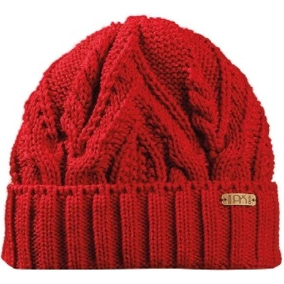Pletex pletená čepice s fleecovou podšívkou L483 Červená