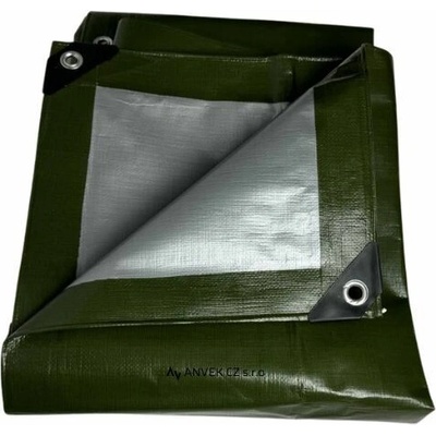 Mikel krycí plachta s oky PVC Natural UV stab 4 x 10 m 500 g/m² zelená