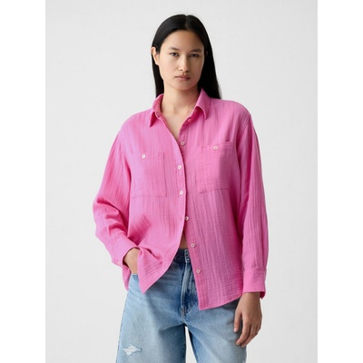 GAP Мушамена риза oversize GAP GAP | Rozov | ЖЕНИ | S
