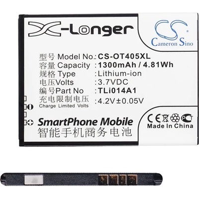 Cameron Sino Alcatel OT-2008G / Pixi 3 4.5 / Pixi 3 4 CAMERON SINO батерия 1300mAh LI-ION CAB60B0000C1/TLI014A1/TLI014A2 съвместима CS-OT405XL (CS-OT405XL)