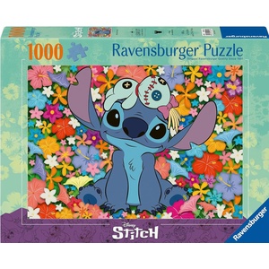 Ravensburger Пъзел Ravensburger от 1000 части - Стич (7012001264)