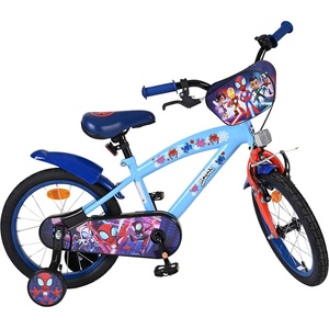 E & L Cycles Детски велосипед с помощни колела E&L cycles - Marvel Spidey and His Amazing Friends, 16 (20584-CB16)