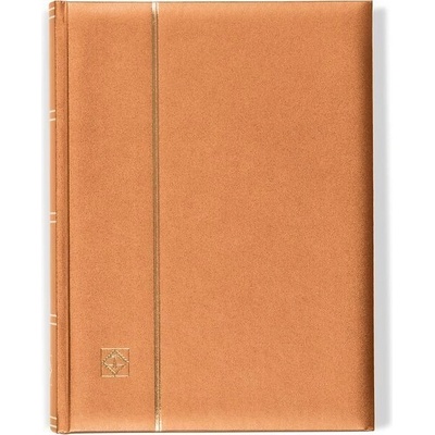 Leuchtturm Zásobník na známky COMFORT "Metalic Edition", černé listy, 64 stran BRONZ